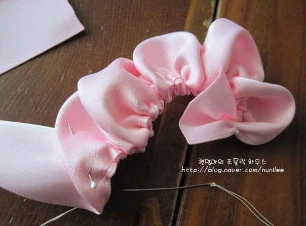 Роза из ленты: мастер-класс