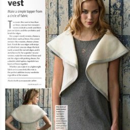 Жилет из круга