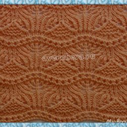 ​Очень красивые узоры на спицах