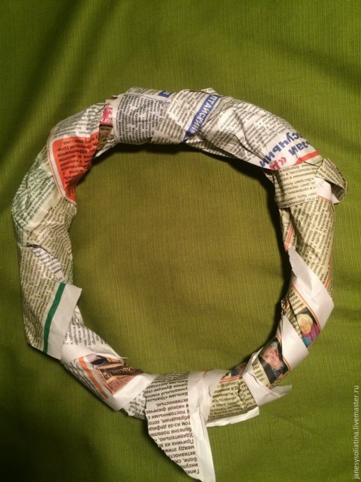 Очень красивый рождественский венок своими руками