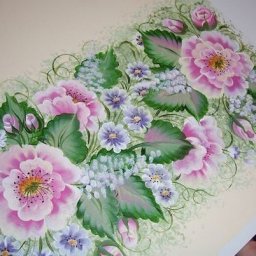 ​Рисуем невероятно красивые цветы акриловыми красками