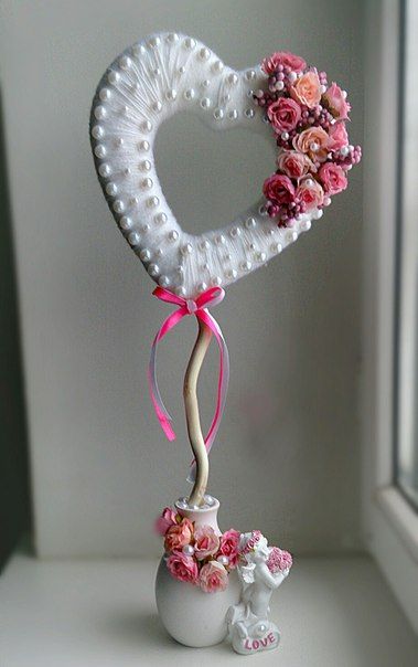 Топиарии с сердцем: подборка идей