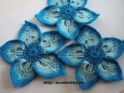 Вязаные цветы