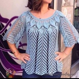 Ажурная кофта