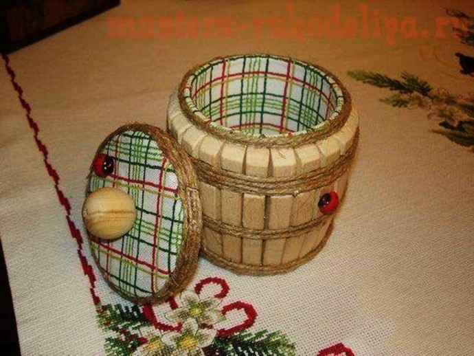 Бочонок-шкатулка