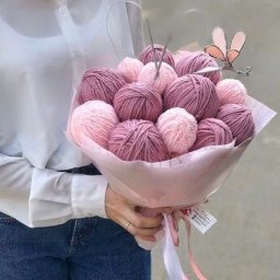 Идеи букетов для вязальщицы