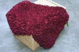 ​Коврик из полосок ткани