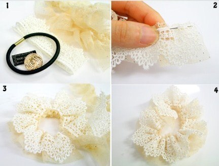 Красивая кружевная резинка своими руками Красивая кружевная резинка своими руками