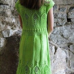 ​Красивые платье и пуловер одним узором