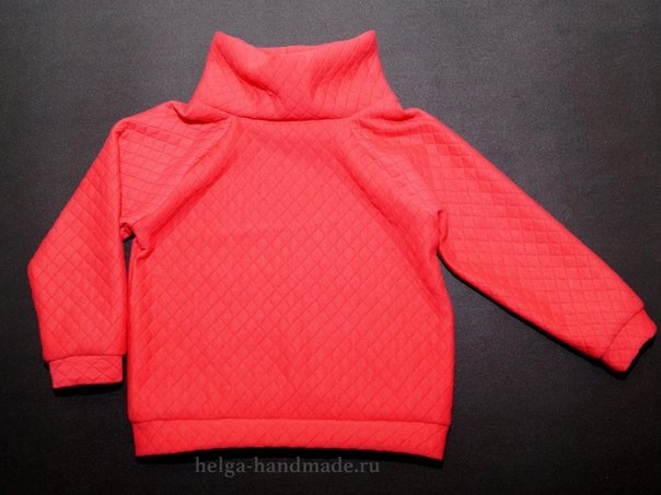 Свитшот с объёмным воротником своими руками