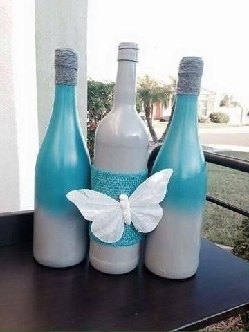 ​Идеи декорирования бутылок к новому году
