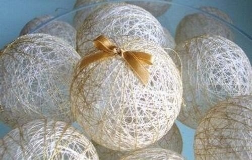 Шары из ниток