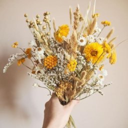 Идеи букетов из сухоцветов