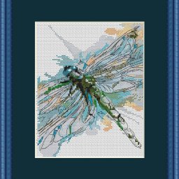 ​Вышиваем стрекозу