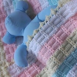 Как связать детский плед крючком