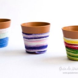 Декор горшочков