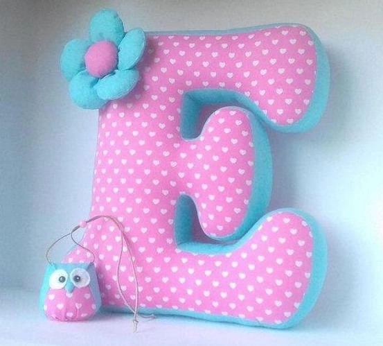 Объемные буквы-подушки Объемные буквы-подушки