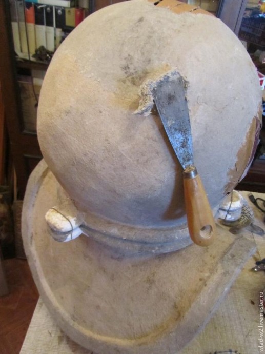 Шлем водолаза из папье-маше