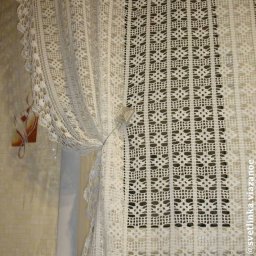 Шторы крючком