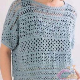 ​Милая маечка крючком