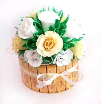 Милый конфетный букет своими руками Милый конфетный букет своими руками