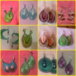 Перувианская техника выполнения сережек