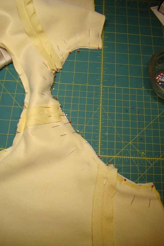 Техники шитья на подкладе