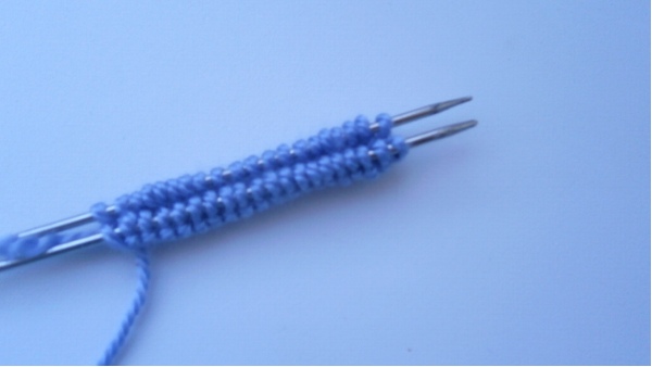 Вязание вкруговую на двух спицах