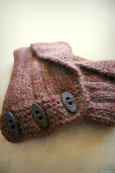 Вязаный снуд-воротник