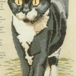 Вышиваем крестиком кота