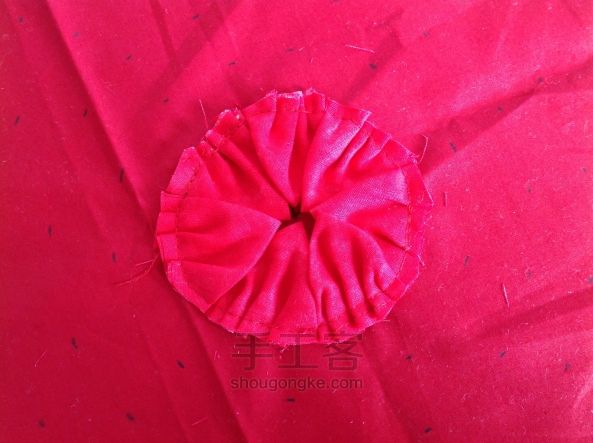 Чехол на подушку-пуфик из лоскутков