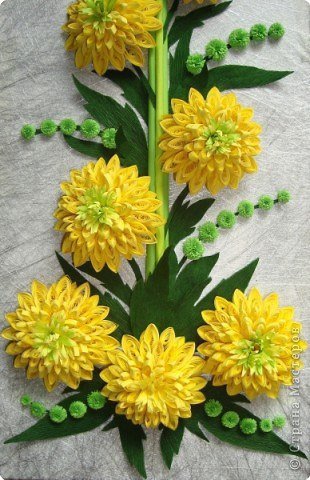 Цветы в технике квиллинг