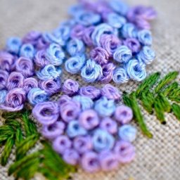 Французский узелок: красота незамысловатой вышивки