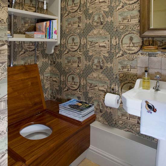 Идеи интересных полок для туалета