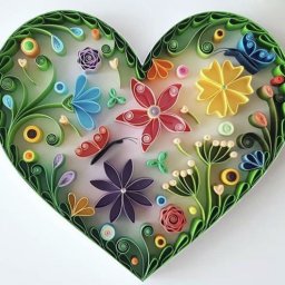 ​Идеи сердечек в технике квиллинга