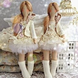 Интерьерные куколки в стиле тильды