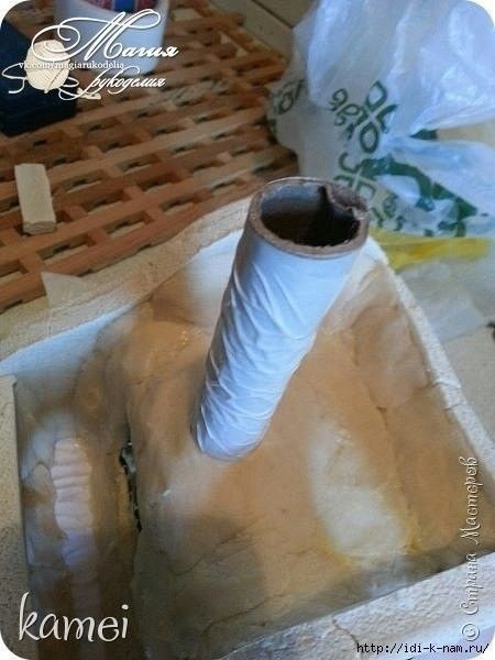 Сказочный домик из соленого теста