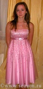 Платье на корсетной основе