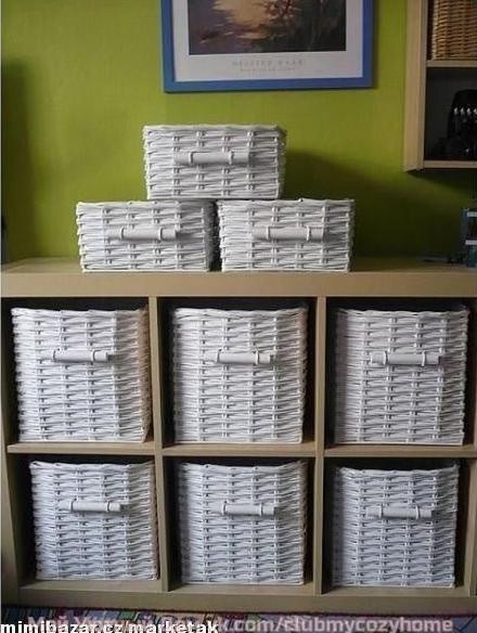 Корзинки из газетных трубочек Корзинки из газетных трубочек