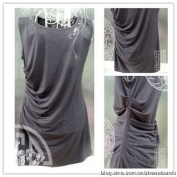 ​Туника с драпировками сбоку