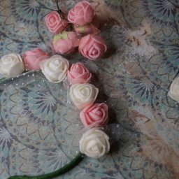 Ободок с цветами