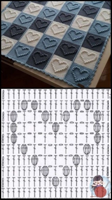 Onlar için en iyi örülmüş yatak örtüleri ve motifler