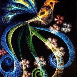 ​Нитяная графика: прекрасные идеи для вдохновения