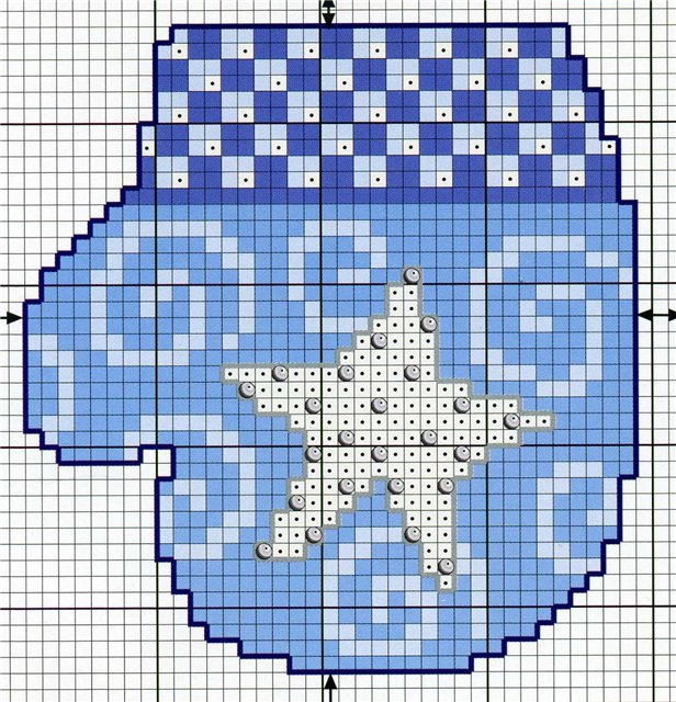 Новогодние схемы для вышивки