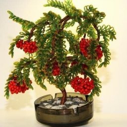 Рябина из бисера