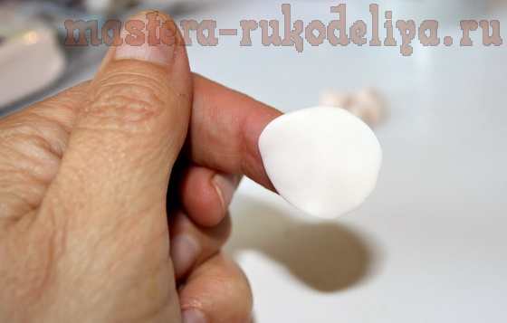 Розочка из полимерной глины