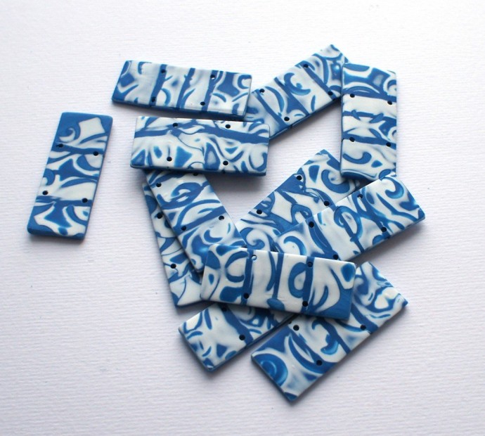 Браслет в технике мокуме гане