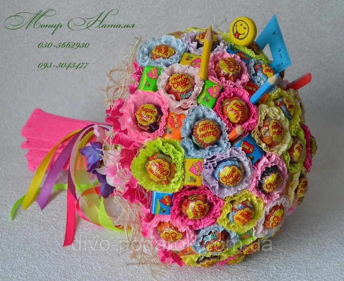 Букет из жевательных резинок