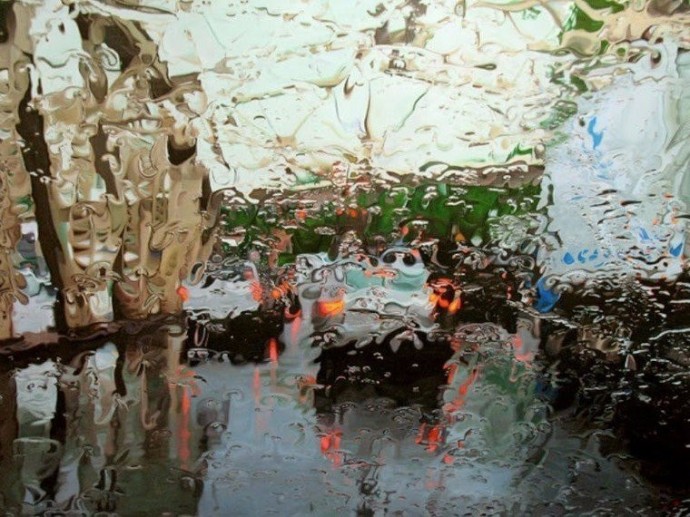 Художник, который рисует дождь: неординарная живопись Грегори Тилкера