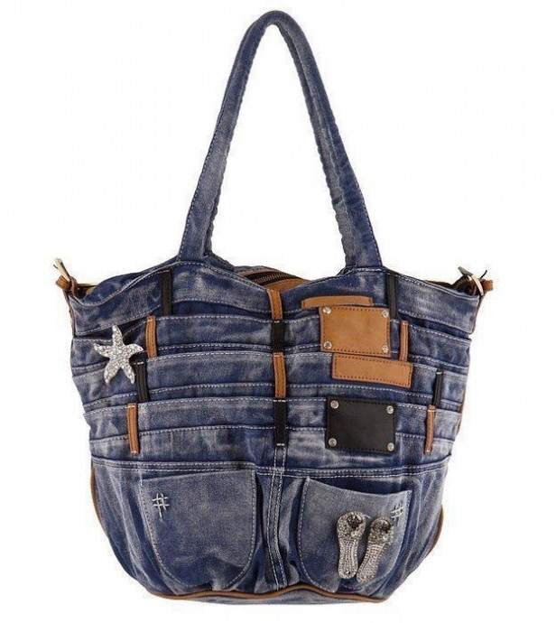 Красивые переделки из старых джинсов